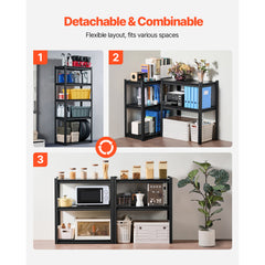 Storage Shelves 16" D x 32" W x 72" H 5-tier Garage Storage Shelving