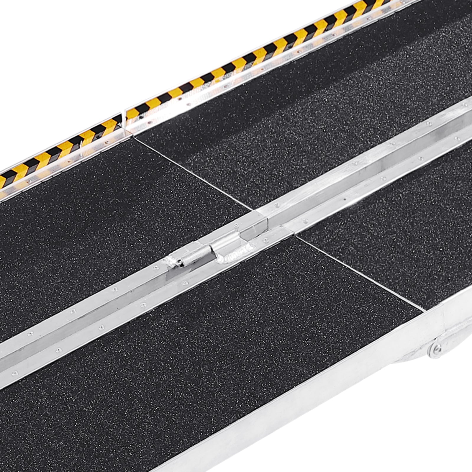 Portable Wheelchair Ramp, 8 ft 800 lbs Capacity, Non-Slip Aluminum Folding Threshold Ramp, Foldable Mobility Scooter Ramp Wheel Chair Ramp, Handicap Ramp for Home Steps, Stairs, Doorways, Curbs