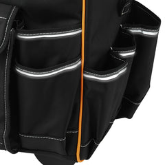 Rolling Tool Bag 25 Pockets Heavy Duty Roller Tool Bag on Wheels