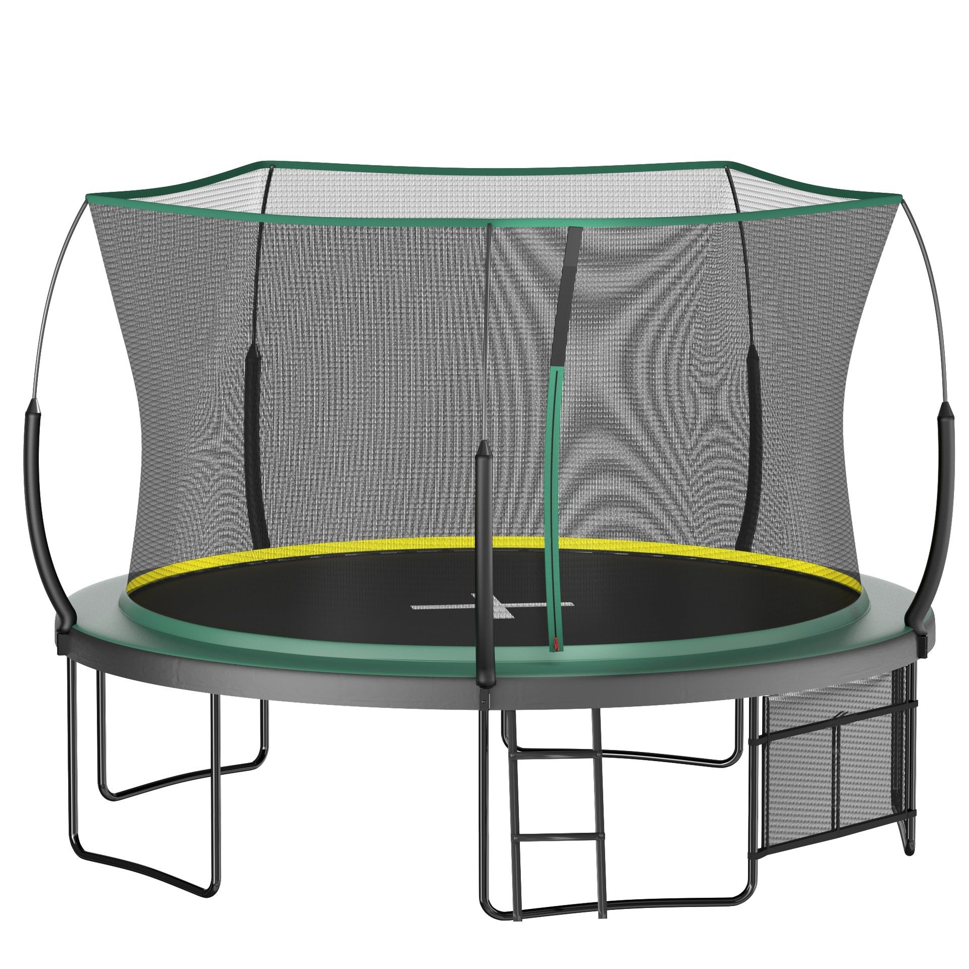 YC 12FT Springfree no Gap Trampoline- Green