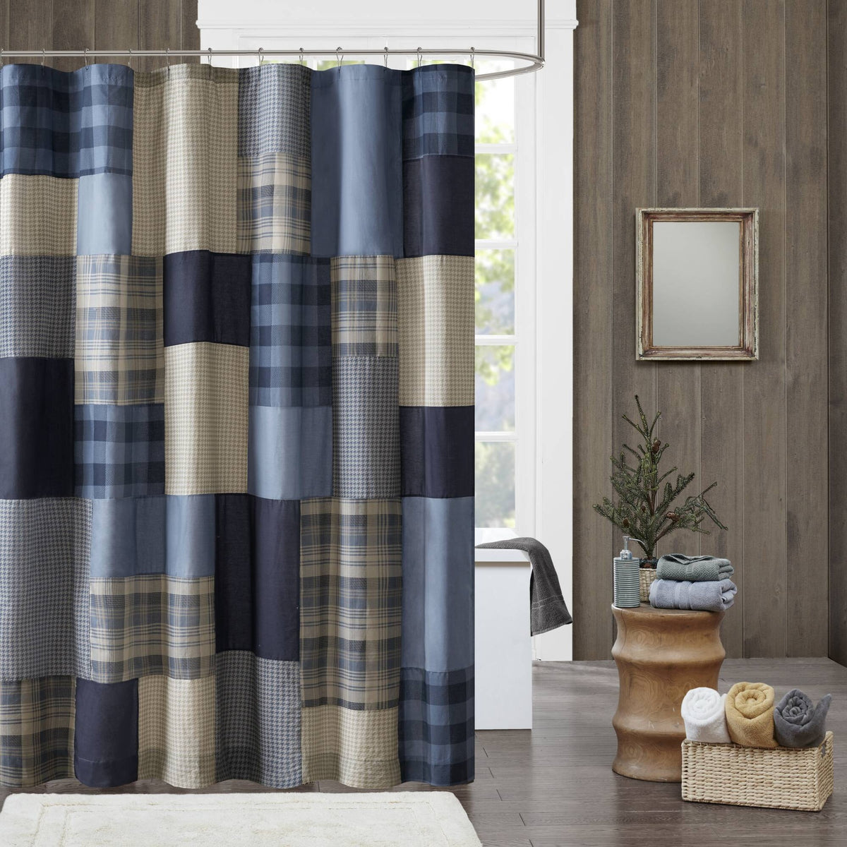 1-Piece 72x72" Shower Curtain