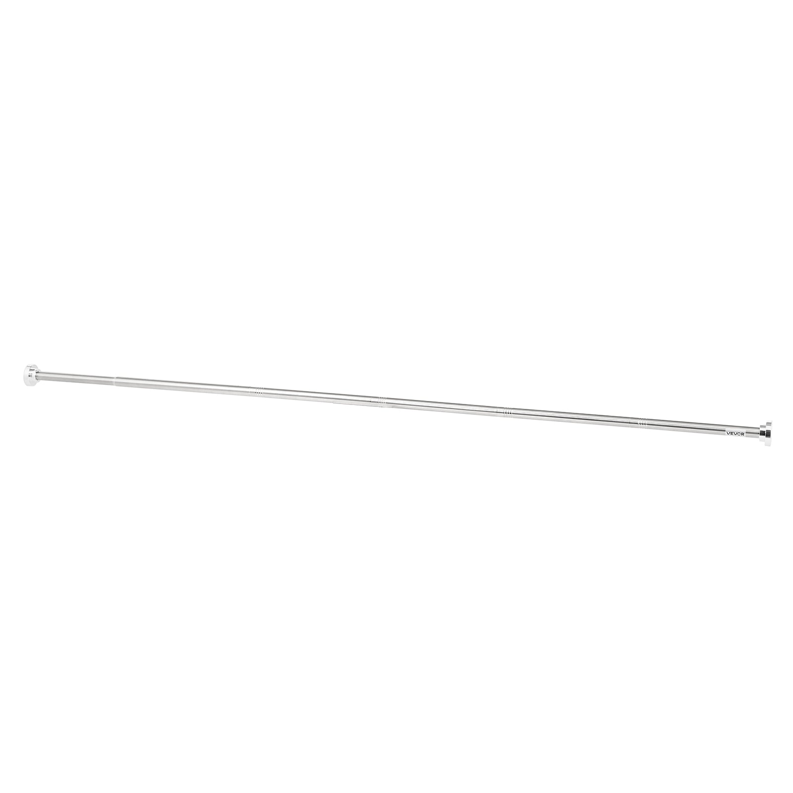 Shower Curtain Rod, 28-76 Inches, 1 Inch Diameter Adjustable Spring Tension Stainless Steel Telescoping Rod with Holders, No Drilling Non-Slip for Bathroom, Closet, Window, Room Divider, Silver