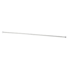 Shower Curtain Rod, 28-76 Inches, 1 Inch Diameter Adjustable Spring Tension Stainless Steel Telescoping Rod with Holders, No Drilling Non-Slip for Bathroom, Closet, Window, Room Divider, Silver