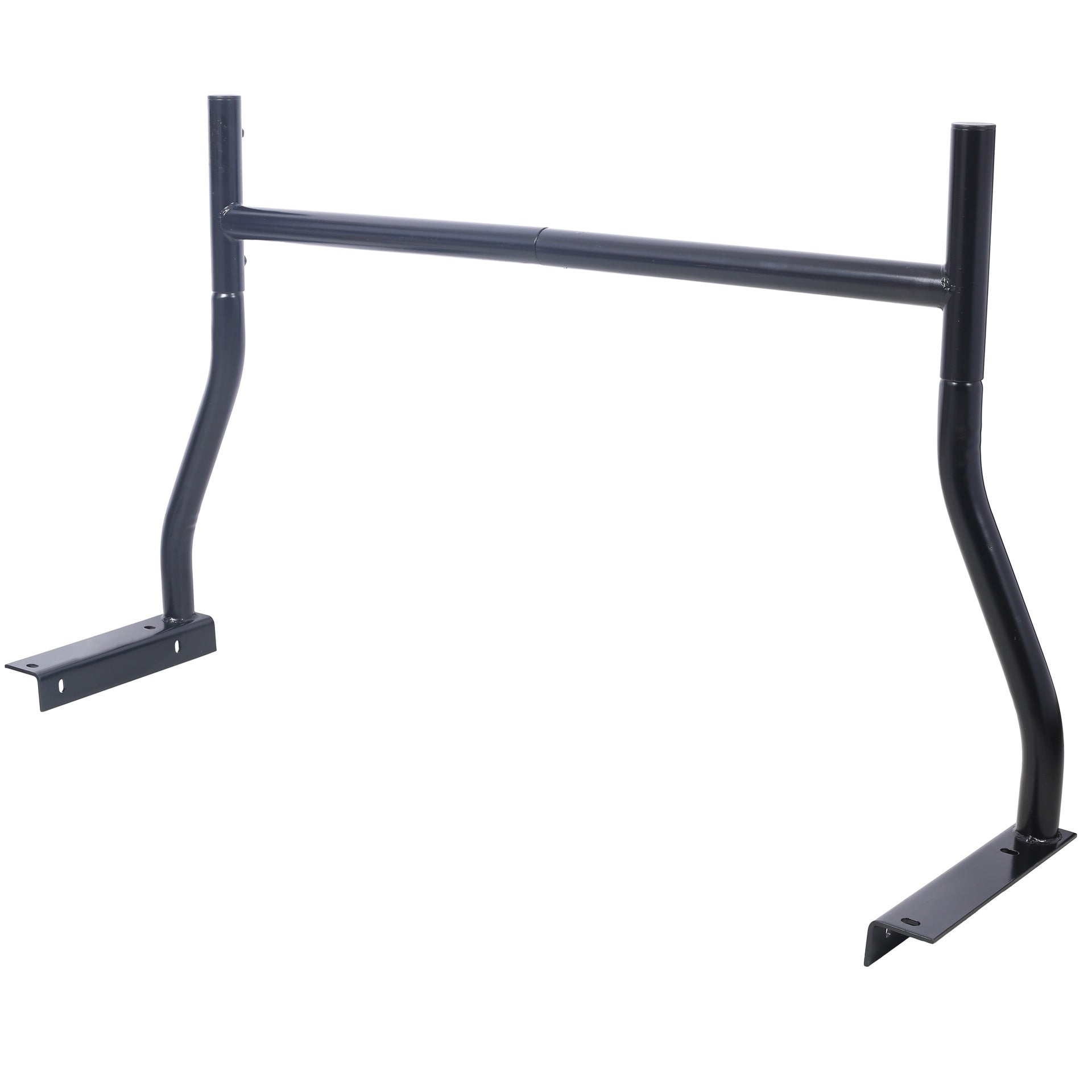 Universal Pick-Up Truck Rack 650 LBS Adjustable Fit 2-Bars Utility Ladder Truck Cargo Contractor Rack, Black