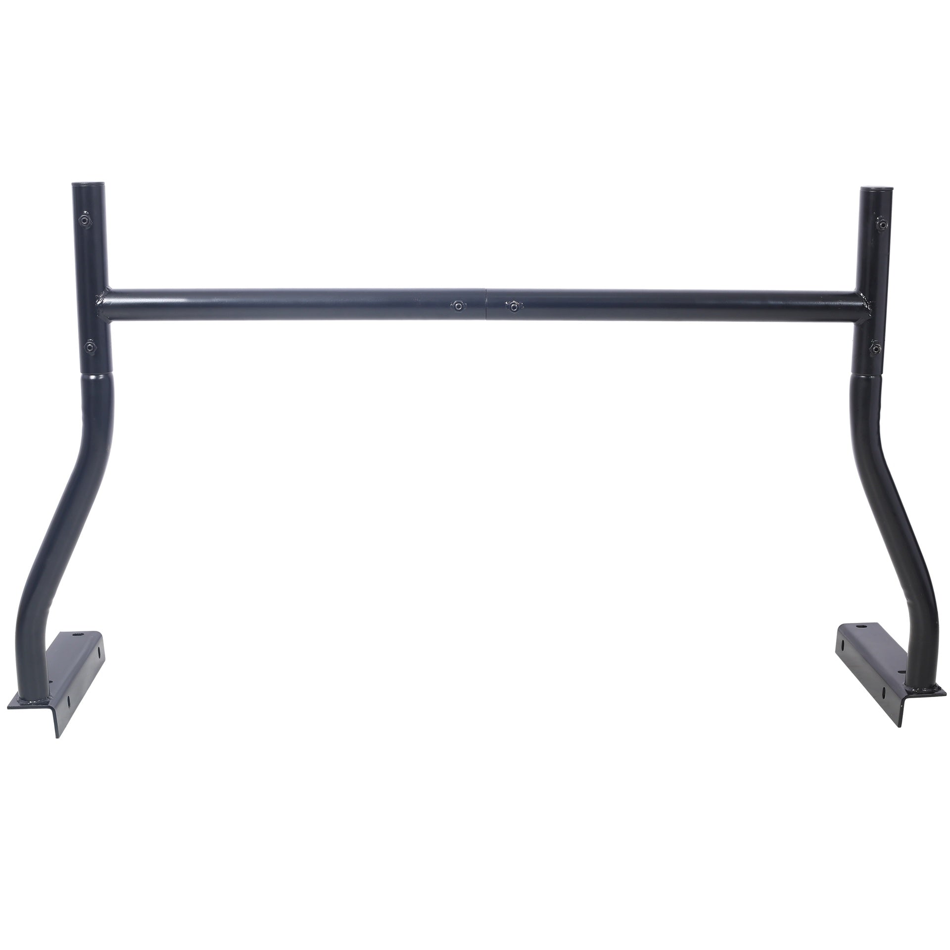 Universal Pick-Up Truck Rack 650 LBS Adjustable Fit 2-Bars Utility Ladder Truck Cargo Contractor Rack, Black