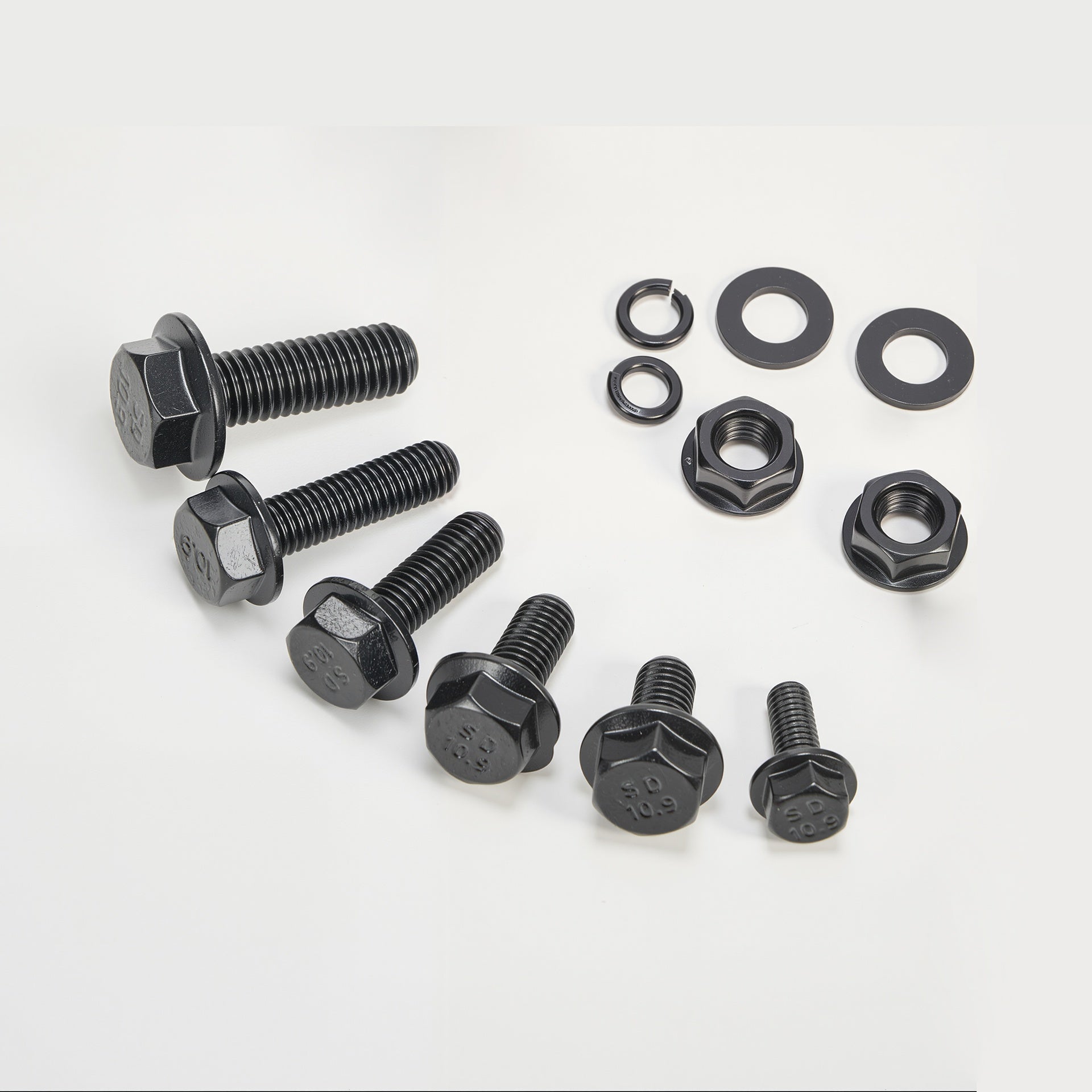280 Pcs Bolts Nuts Assortment Kit Metric Alloy Steel M6 M8 M10