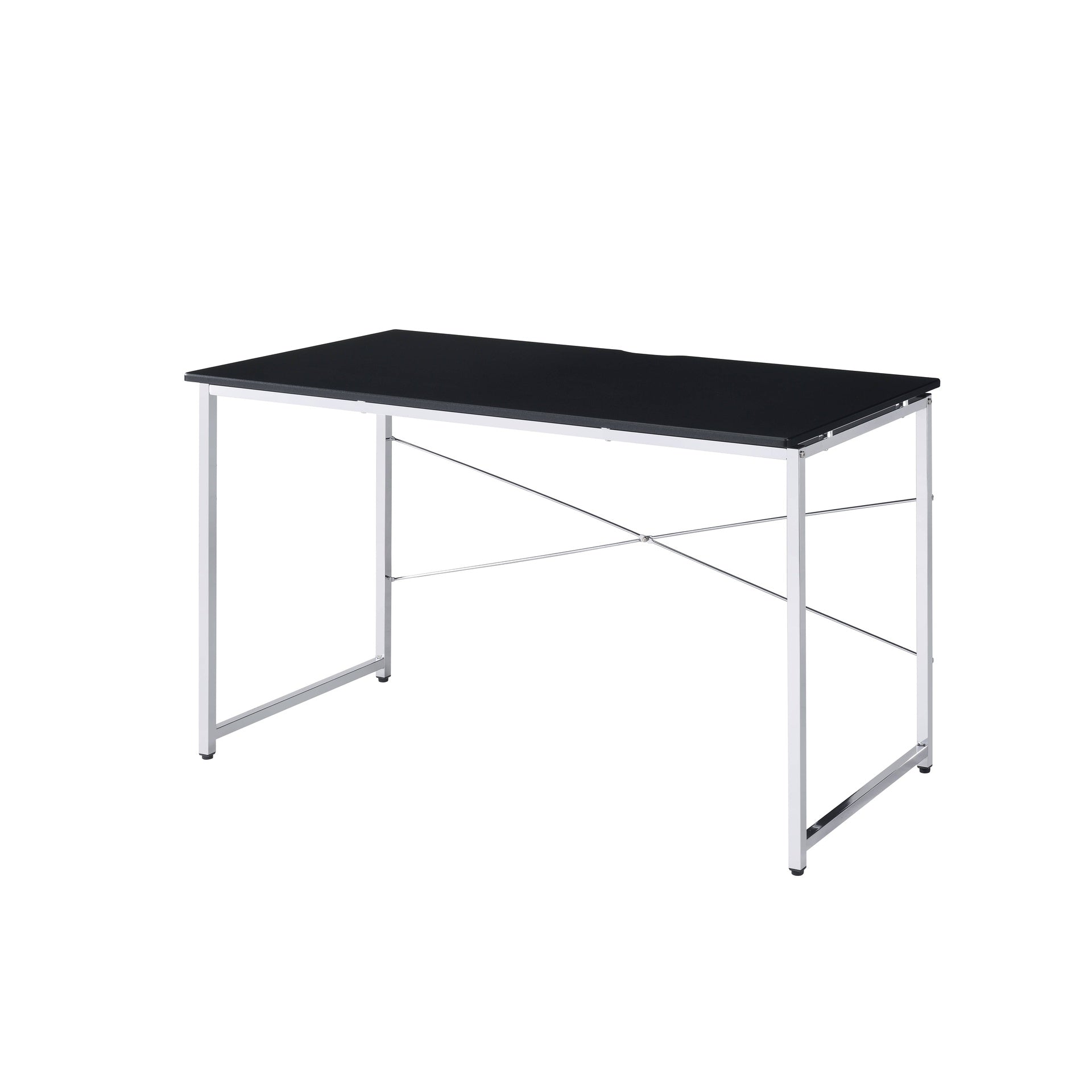 Tennos Black & Chrome Finish Writing Desk
