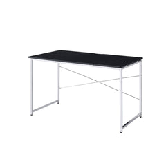 Tennos Black & Chrome Finish Writing Desk