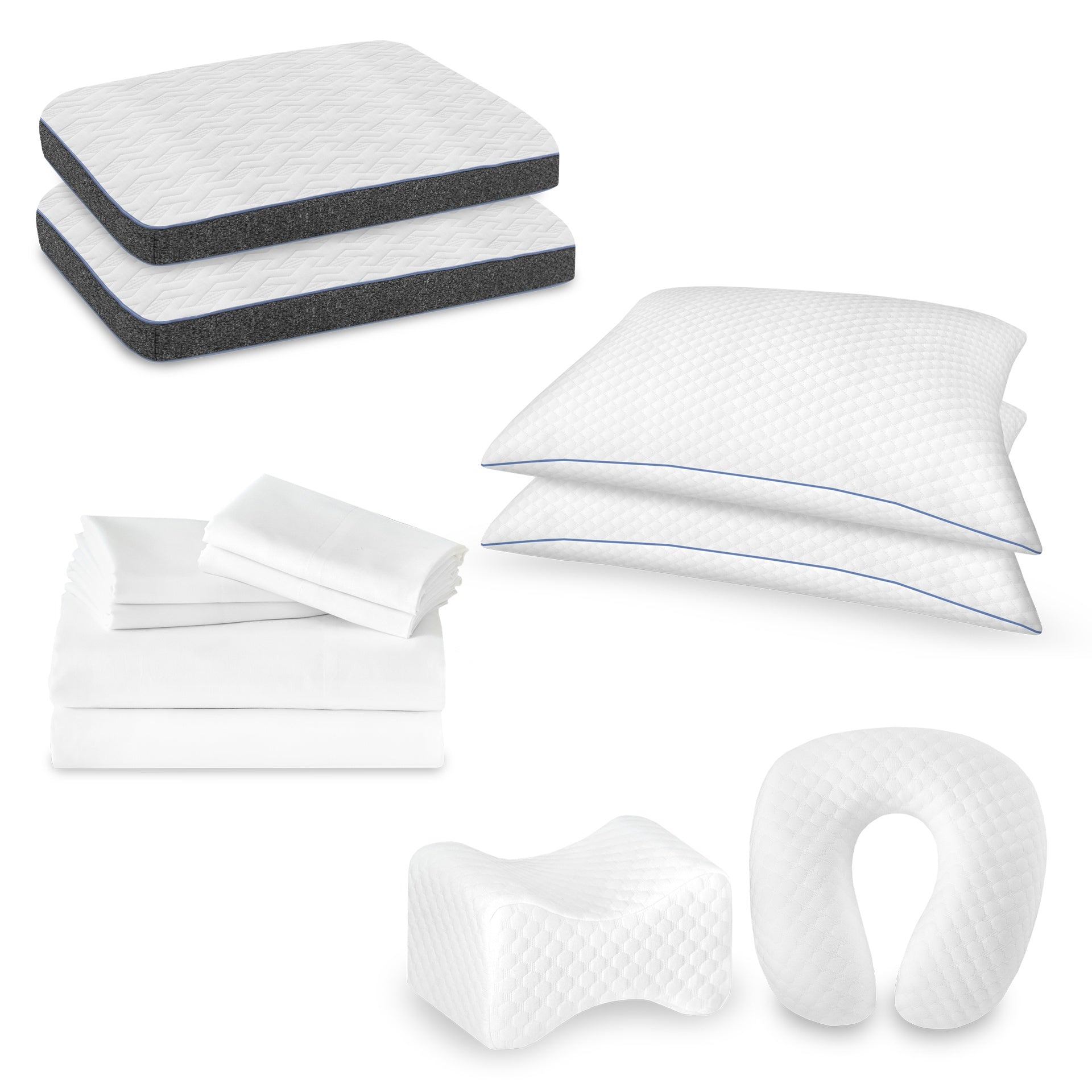 12-Piece Premium Comfort Bedding Pack, Cal King Size