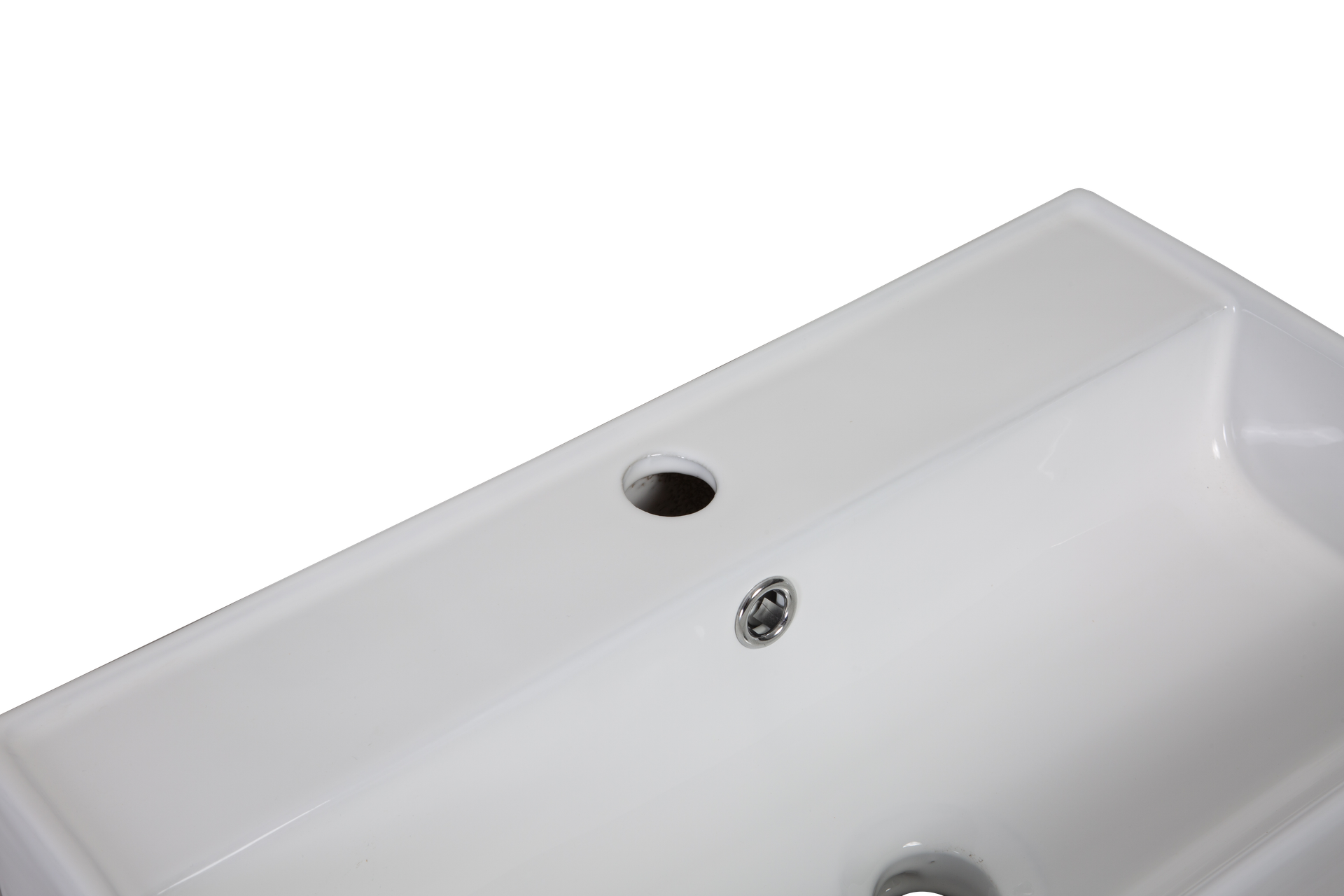 21.6" Ceramic Basin Only, 25V06-21 Basin, Glossy White GF-25V06PB21 - W1573P446795