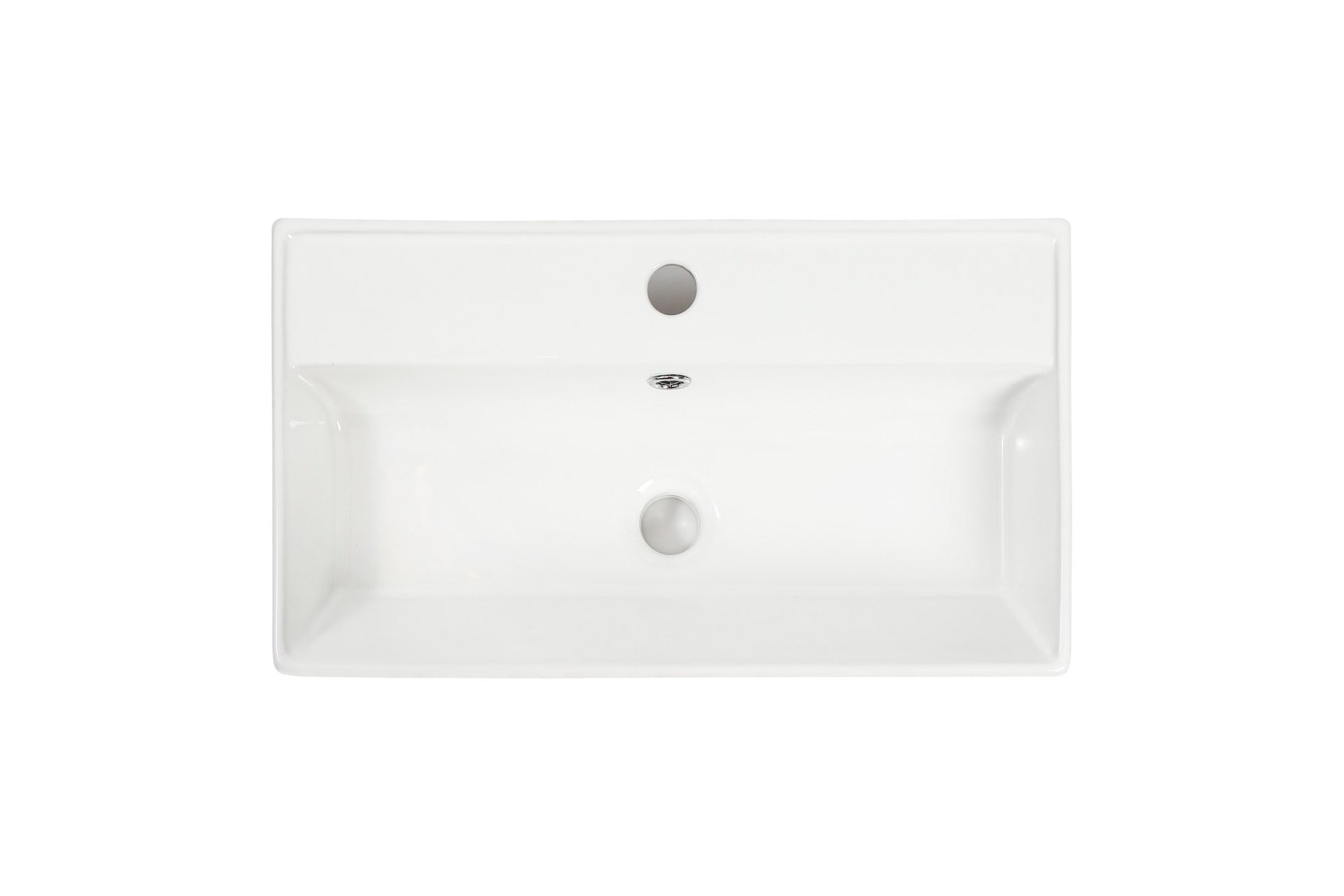 21.6" Ceramic Basin Only, 25V06-21 Basin, Glossy White GF-25V06PB21 - W1573P446795
