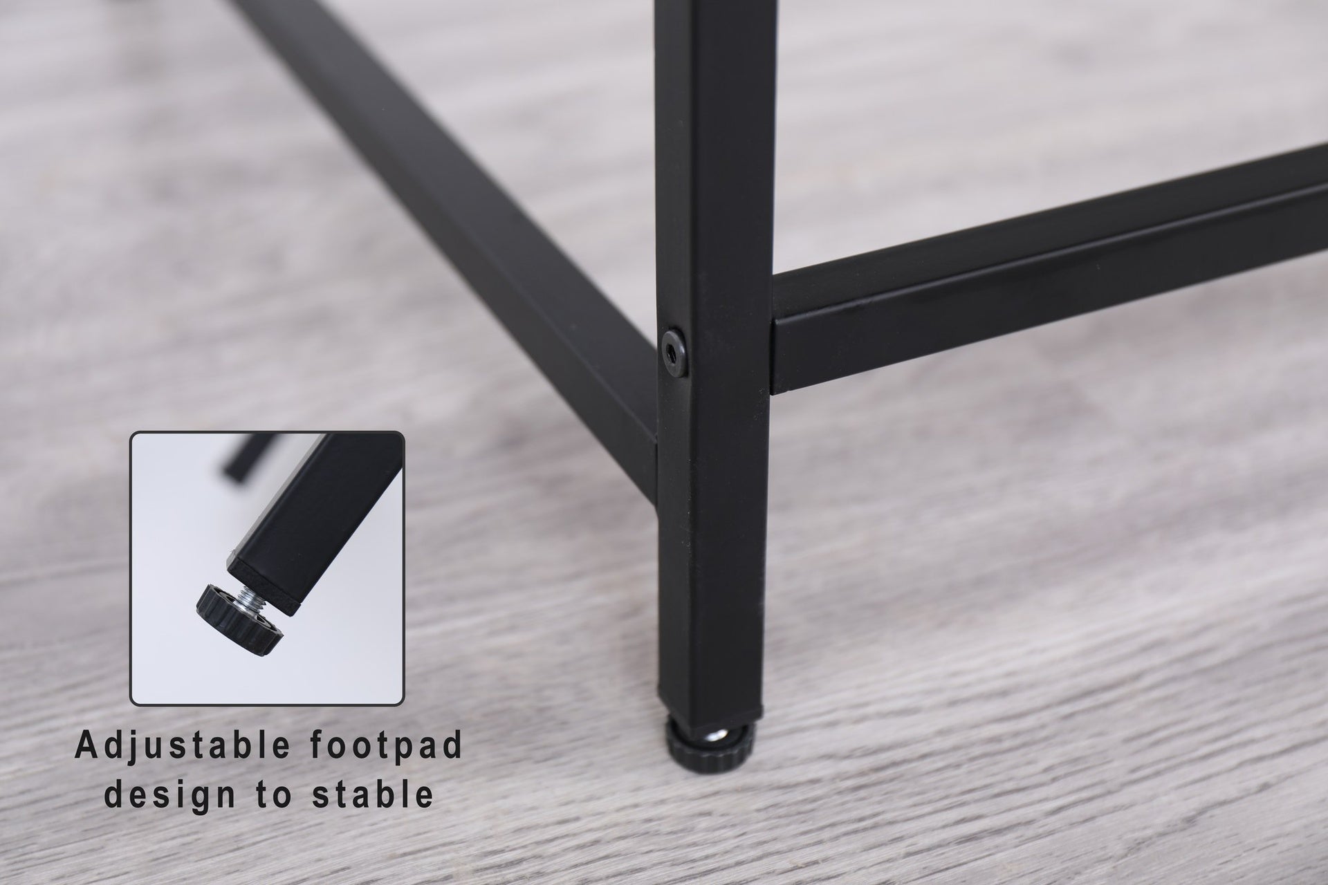 Black Console Table Narrow Modern Entryway Table Small Behind Couch Table Skinny Sofa Table Hallway Table for Living Room Foyer Bedroom Corridor Office