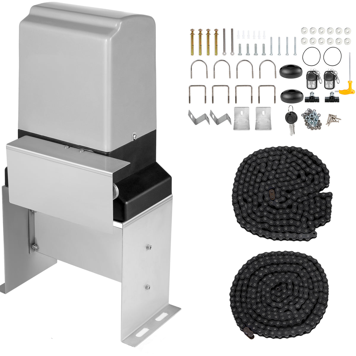 3300lbs Automatic Sliding Gate Opener Driveway Operator Infrared Sensor