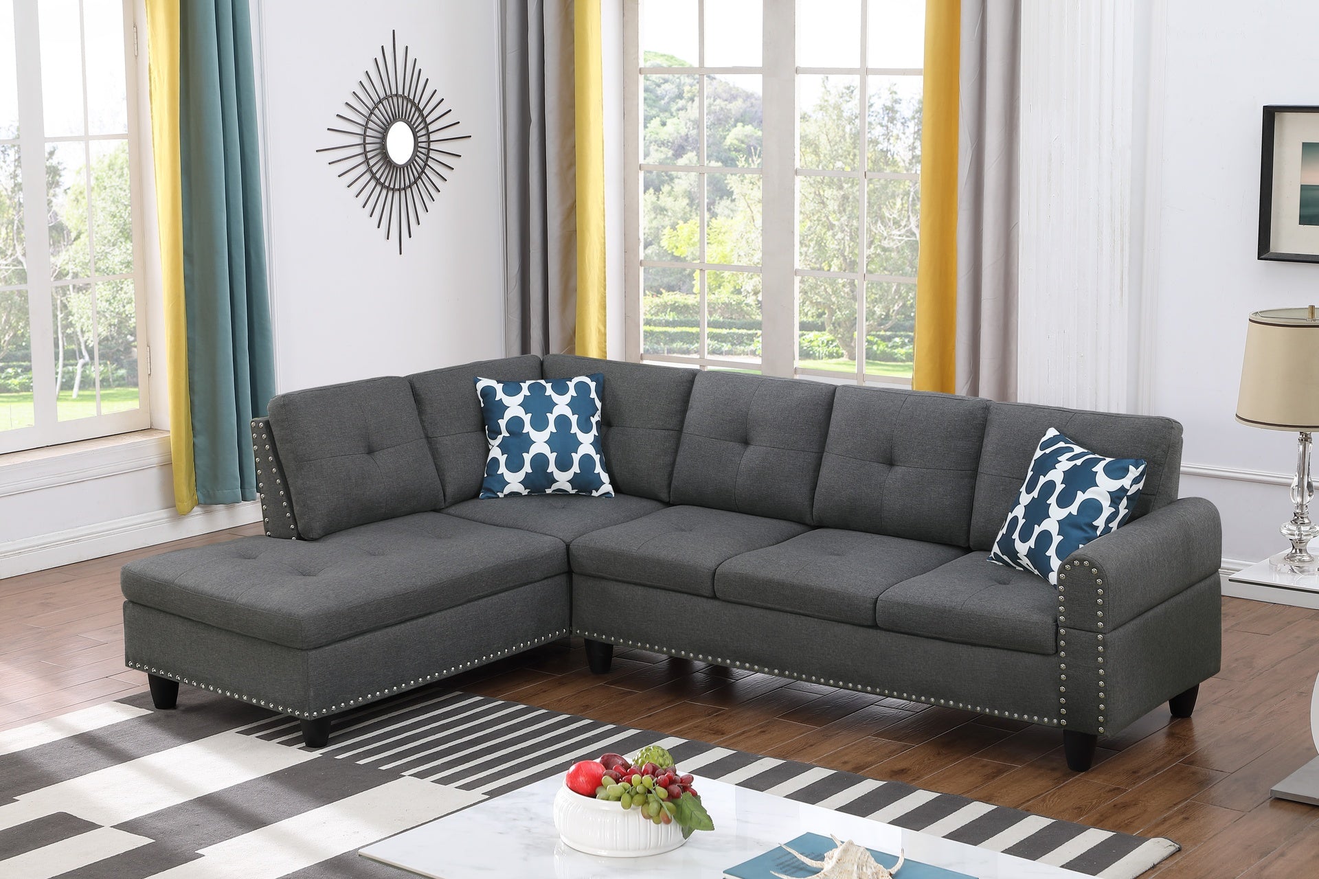 2 - Piece Alger 98" Wide Left Hand Facing Sofa & Chaise