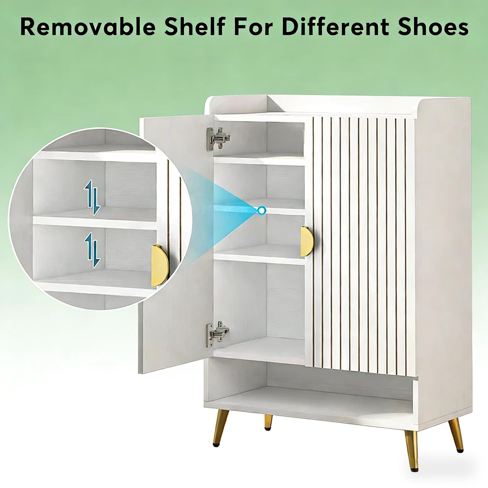 Spacious Shoe Storage Organizer,Modern Style Shoe Cabinet