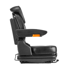 Forklift Seat Fold Down Tractor Suspension Seat Adjustable Back & Headrest