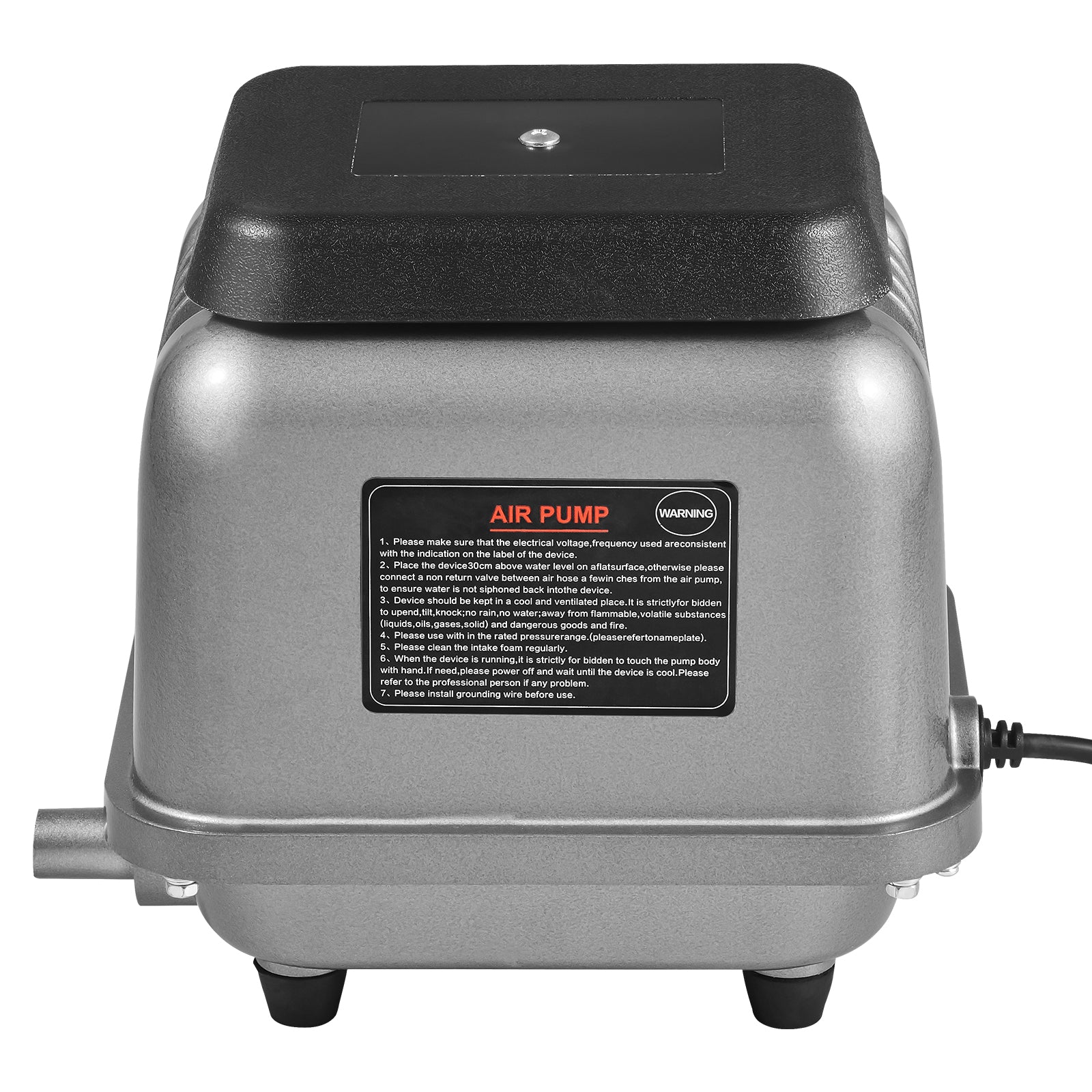 Linear Air Pump, 109L/Min Air Flow Septic Aerator Pump, Aeration System for 1/2 Acre 10 FT Deep Ponds, Water Gardens, Waste Treatments, Septic Tanks, Aquariums, Seafood Restaurants, Fish Farms
