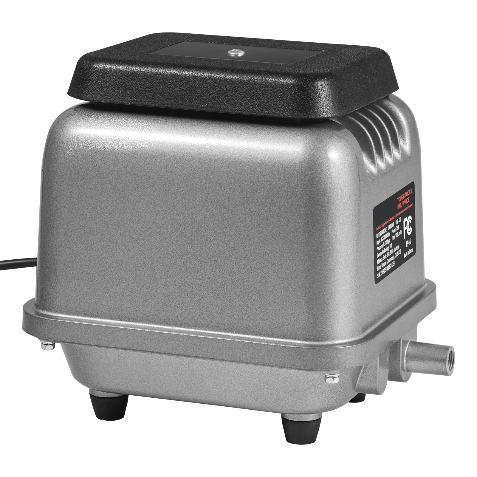 Linear Air Pump, 109L/Min Air Flow Septic Aerator Pump, Aeration System for 1/2 Acre 10 FT Deep Ponds, Water Gardens, Waste Treatments, Septic Tanks, Aquariums, Seafood Restaurants, Fish Farms