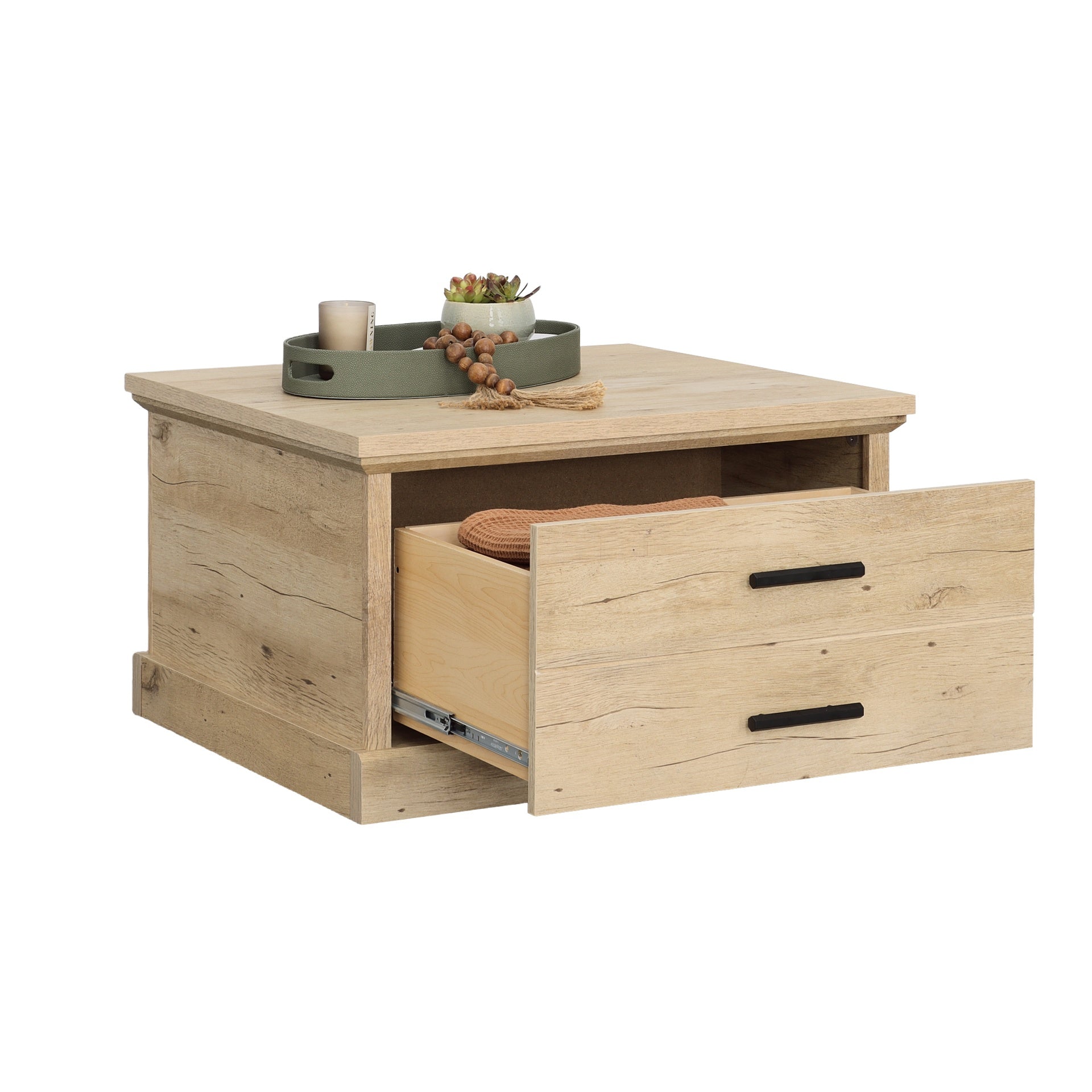Coffee Table with Spacious Drawer, Brown finish