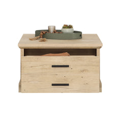 Coffee Table with Spacious Drawer, Brown finish