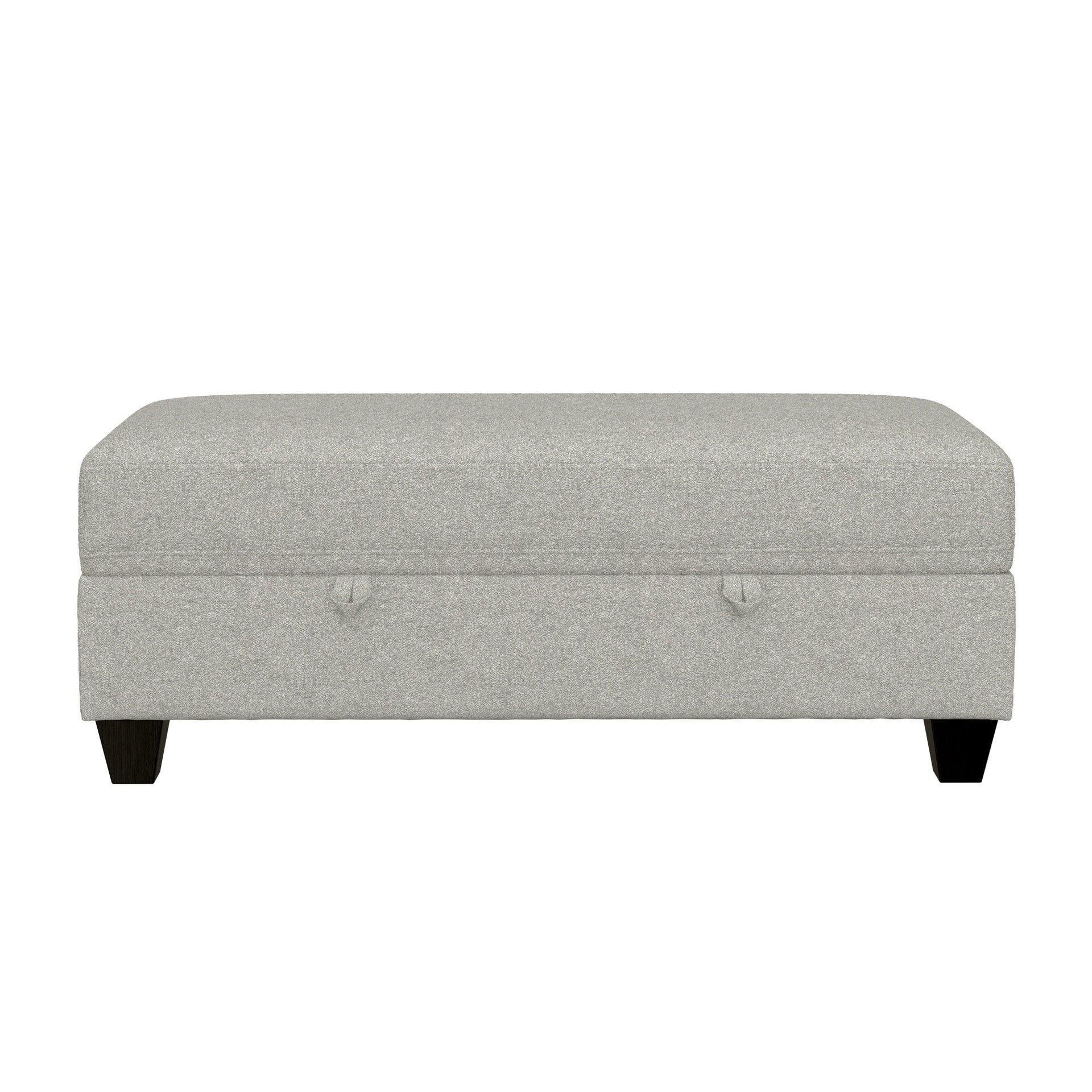 Gray Storage Ottoman