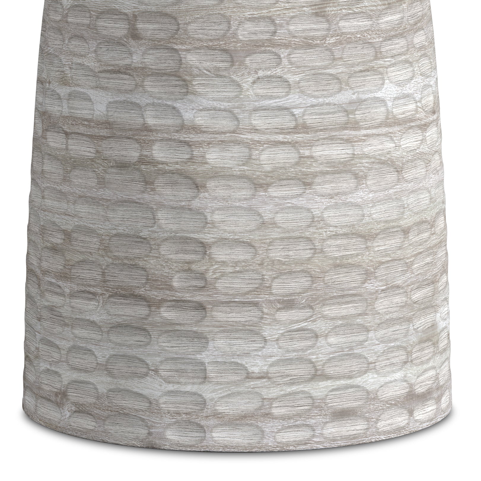 Boyd 13 inch Solid Mango Accent Table in White Wash