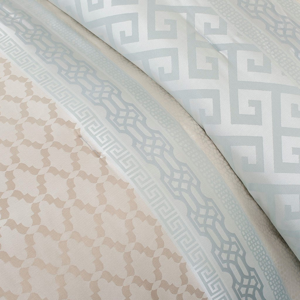 7 Piece Comforter Set Aqua King