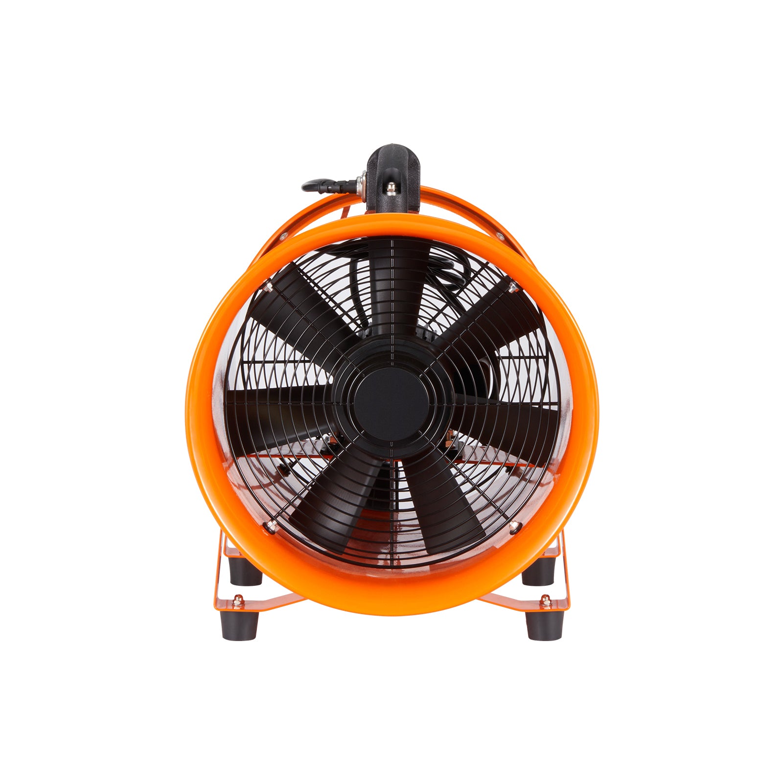 Portable Ventilator, 12 inch Heavy Duty Cylinder Fan with 33ft Duct Hose, 560W Strong Shop Exhaust Blower 2894CFM, Industrial Utility Blower for Sucking Dust, Smoke, Smoke Home/Workplace