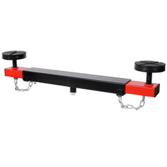 1Ton Floor Jack Cross Beam Adapter,for Floor Jacks Engine Hoist Shop Crane,Car Jack Underframe Cross Bar for Jack Cross-piece with Rubber Pads