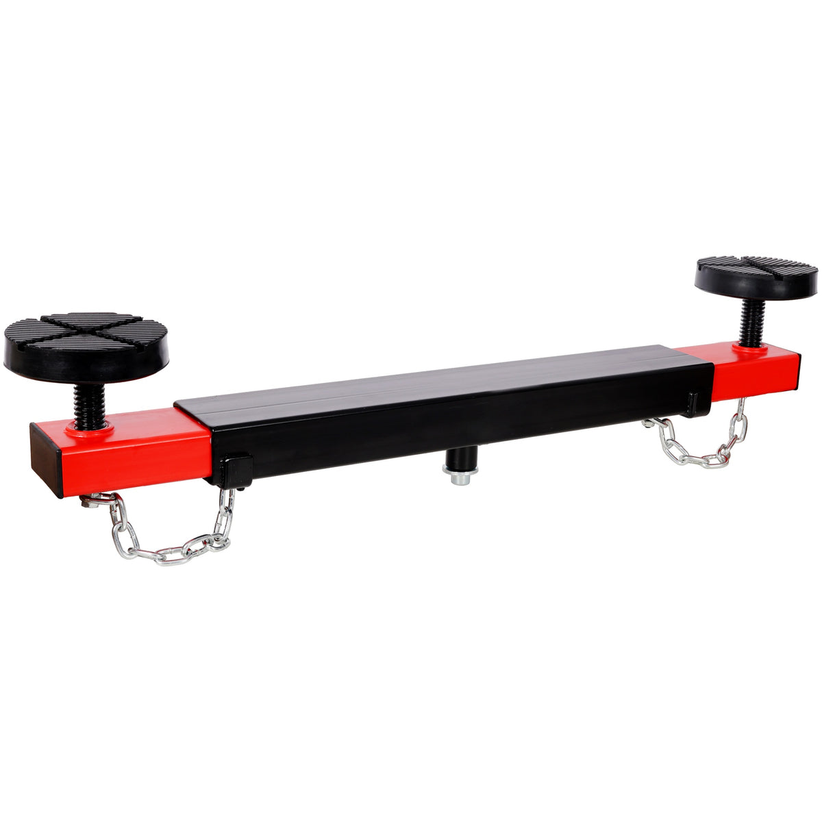 1Ton Floor Jack Cross Beam Adapter,for Floor Jacks Engine Hoist Shop Crane,Car Jack Underframe Cross Bar for Jack Cross-piece with Rubber Pads