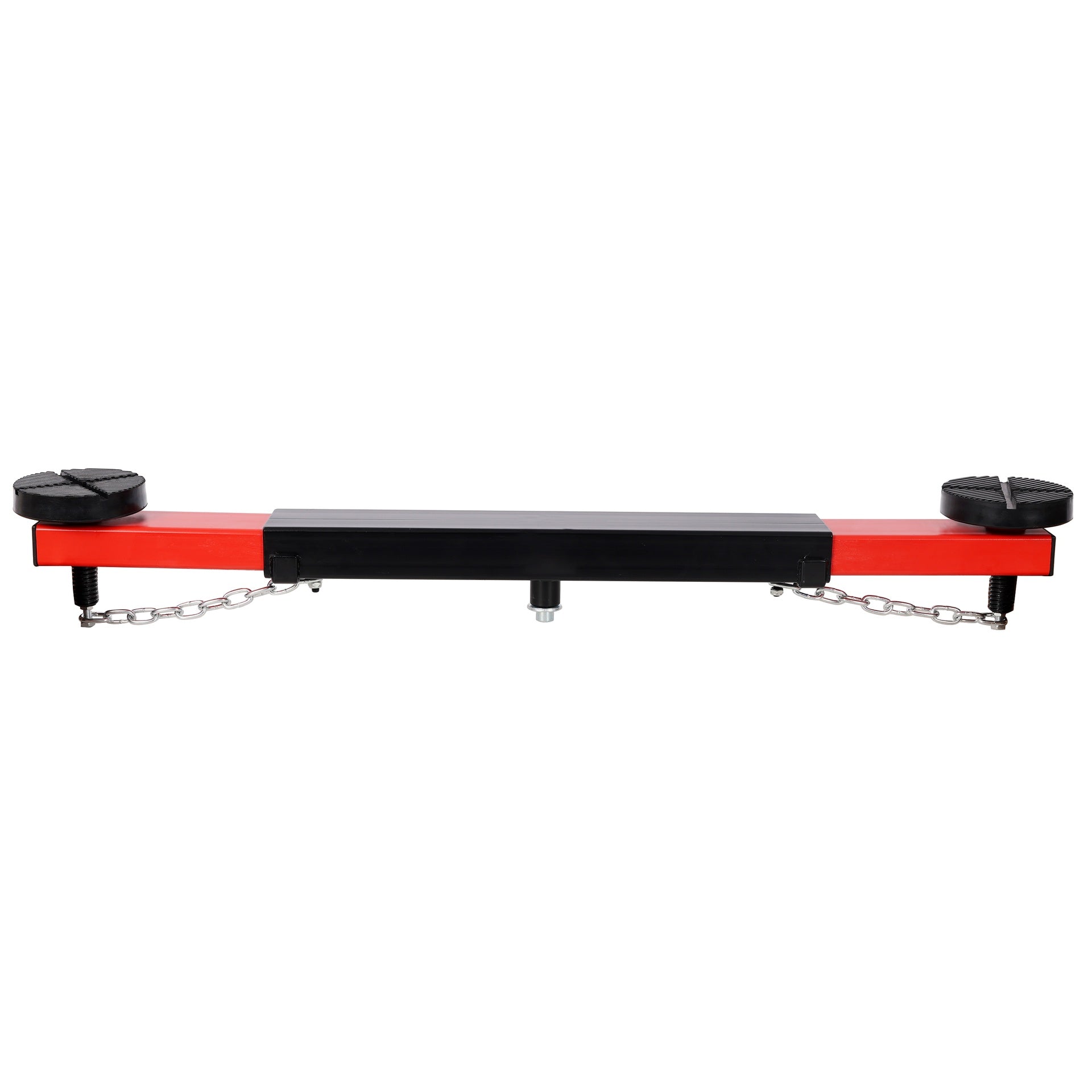 1Ton Floor Jack Cross Beam Adapter,for Floor Jacks Engine Hoist Shop Crane,Car Jack Underframe Cross Bar for Jack Cross-piece with Rubber Pads