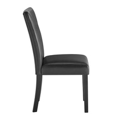 OLGA CHARCOAL 2PK DINING CHAIR SET