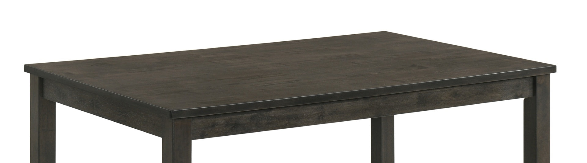 Contemporary 1pc Rectangular Dining Table Wooden Dining Room Furniture Dark Wood Finish