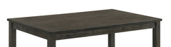 Contemporary 1pc Rectangular Dining Table Wooden Dining Room Furniture Dark Wood Finish