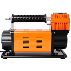 12V Heavy Duty Air Compressor,Tire Inflator with Pressure Gauge, Max 150 PSI,Tire Inflator Air Pump for  Car, SUV, RV, Truck