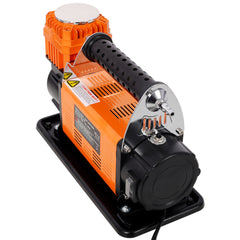 12V Heavy Duty Air Compressor,Tire Inflator with Pressure Gauge, Max 150 PSI,Tire Inflator Air Pump for  Car, SUV, RV, Truck