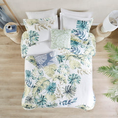 Cotton Printed 6 Piece Comforter Set Multi King