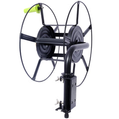 Swivel Hose Reel Wall Mount - 180 Degree Pivot Hose Hanger - Great for Garden Storage - Hose Holder Wall Mount for Garden Hose - Heavy Duty Steel Hose Hanger for Hose Reels