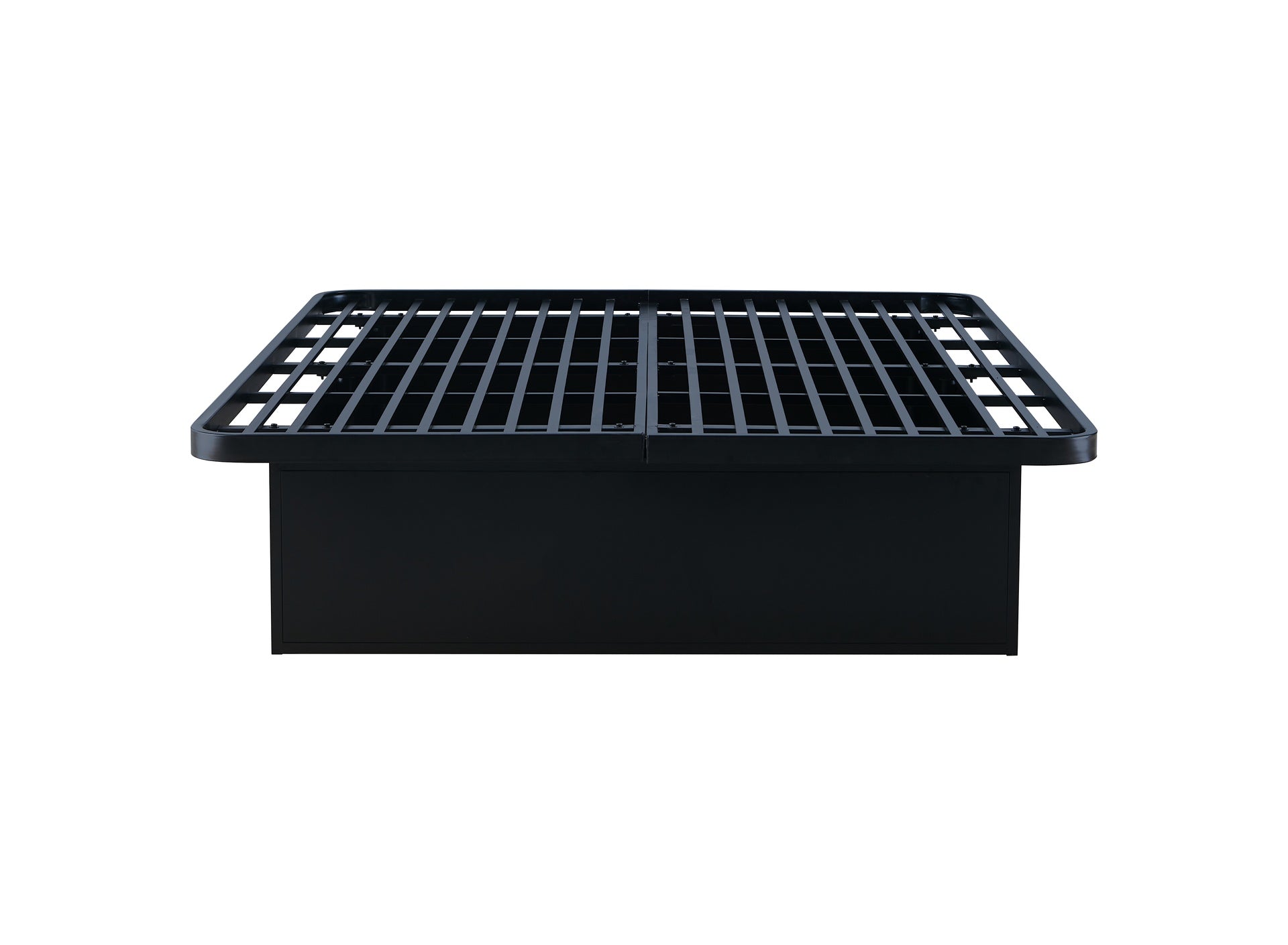 Modern Style Heavy Duty Queen Size Platform Bed Frame made with Metal and16 Inch height in Black