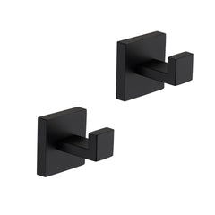 2 Pack Wall-Mounted Stainless Steel Bathroom Towel Hooks/Coat Hooks for Bathroom, Bedroom, Kitchen