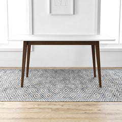 Mary Modern Style Solid Wood Rectangular Dining Kitchen Table