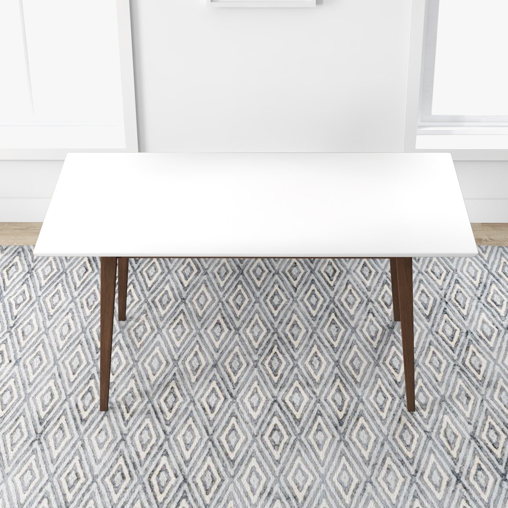 Mary Modern Style Solid Wood Rectangular Dining Kitchen Table