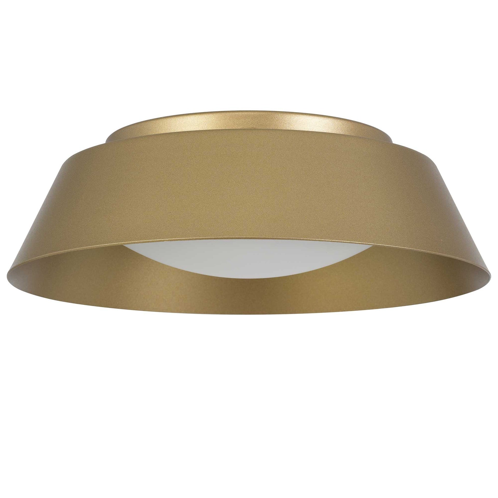 11 inch Brass LED Flush Mount