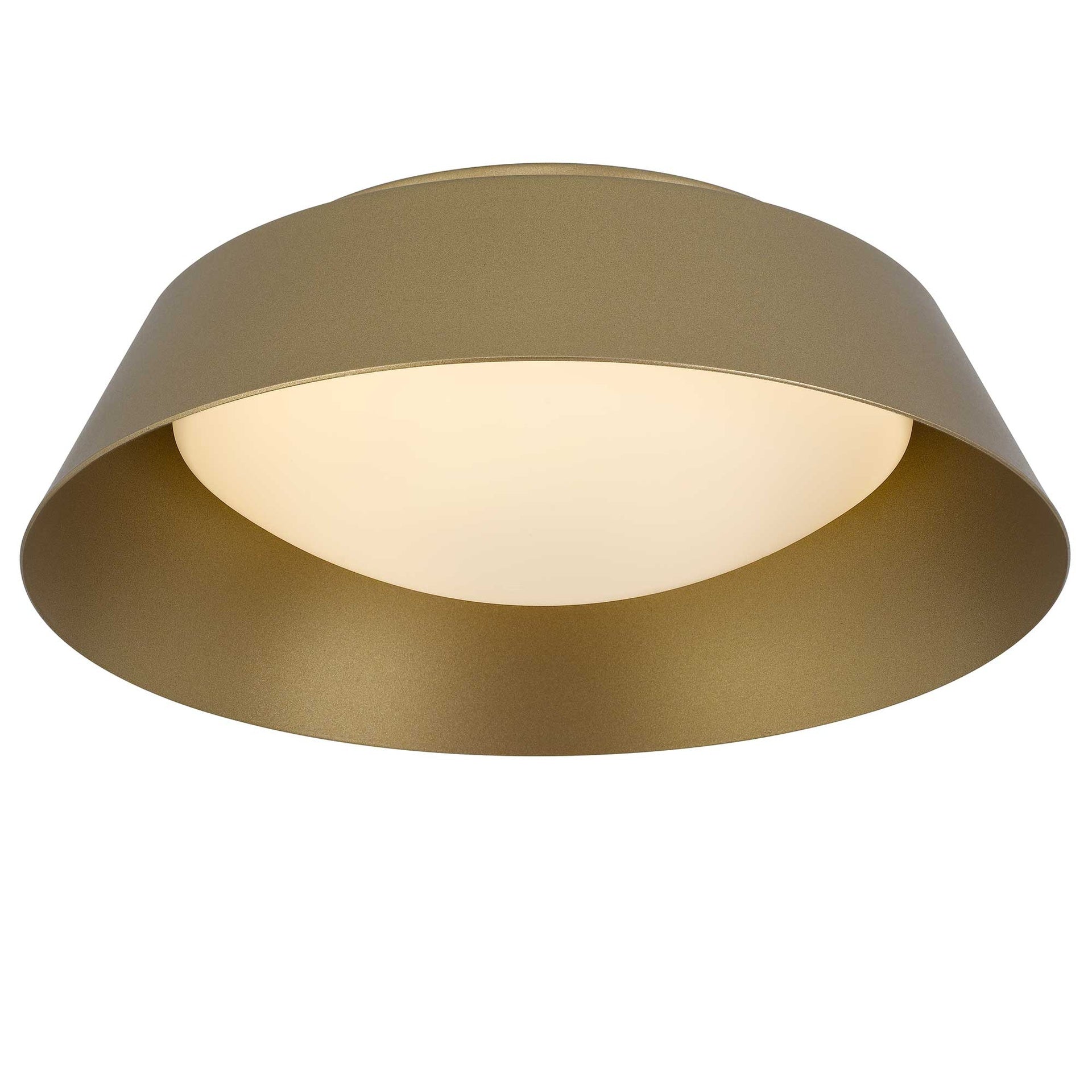 11 inch Brass LED Flush Mount