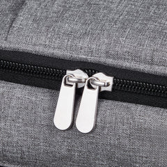 Beach Picnic Backpack Bag for 4 Person with Cooler Compartment Grey