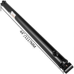 Hydraulic Cylinder 2" Bore 36" Stroke Hydraulic Ram Cylinder 3000psi Hydraulic Cylinders Welded Double Acting Cross Tube SAE6 Port Hydraulic Lifting Cylinder (2 X 36)