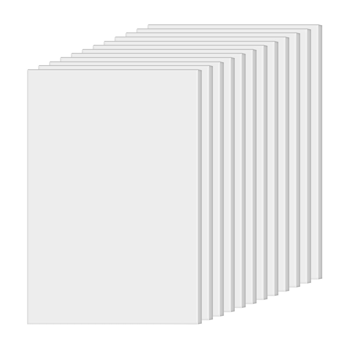 Foam Board, 12 Pack 24 x 36 Inch, 3/16 Inch Thickness White Poster Board, Acid-Free Double Sided Foam Core Sheets for Mounting, Crafts, Paintings Prints, Art, Display, Presentation and Projects