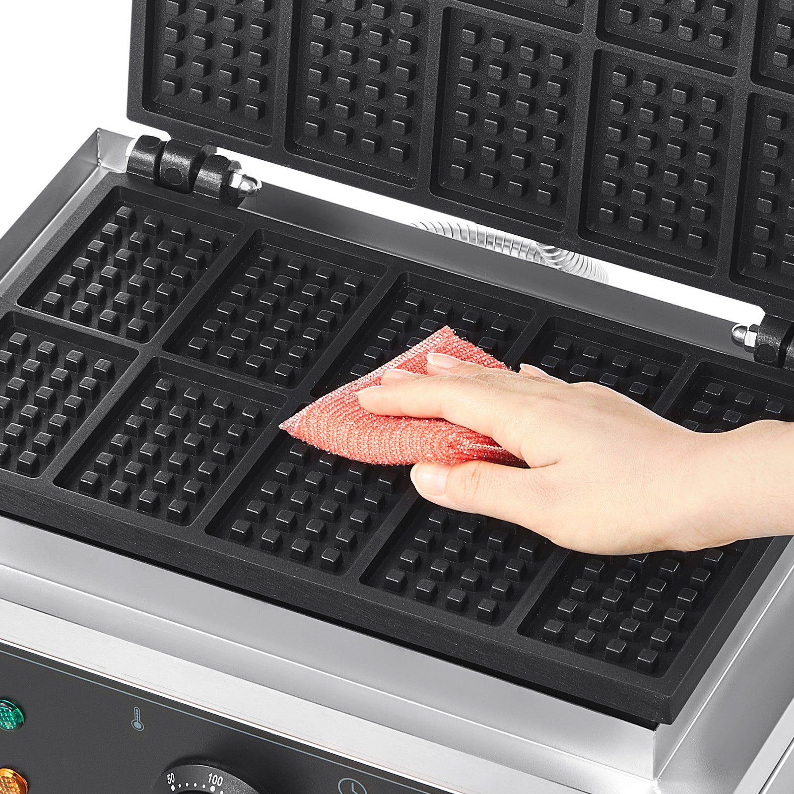 10PCS Commercial Waffle Maker Rectangle Waffle Baker Machine 1550W