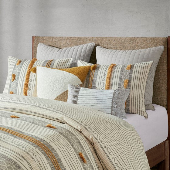 Full/Queen 3 Piece Cotton Duvet Cover Set