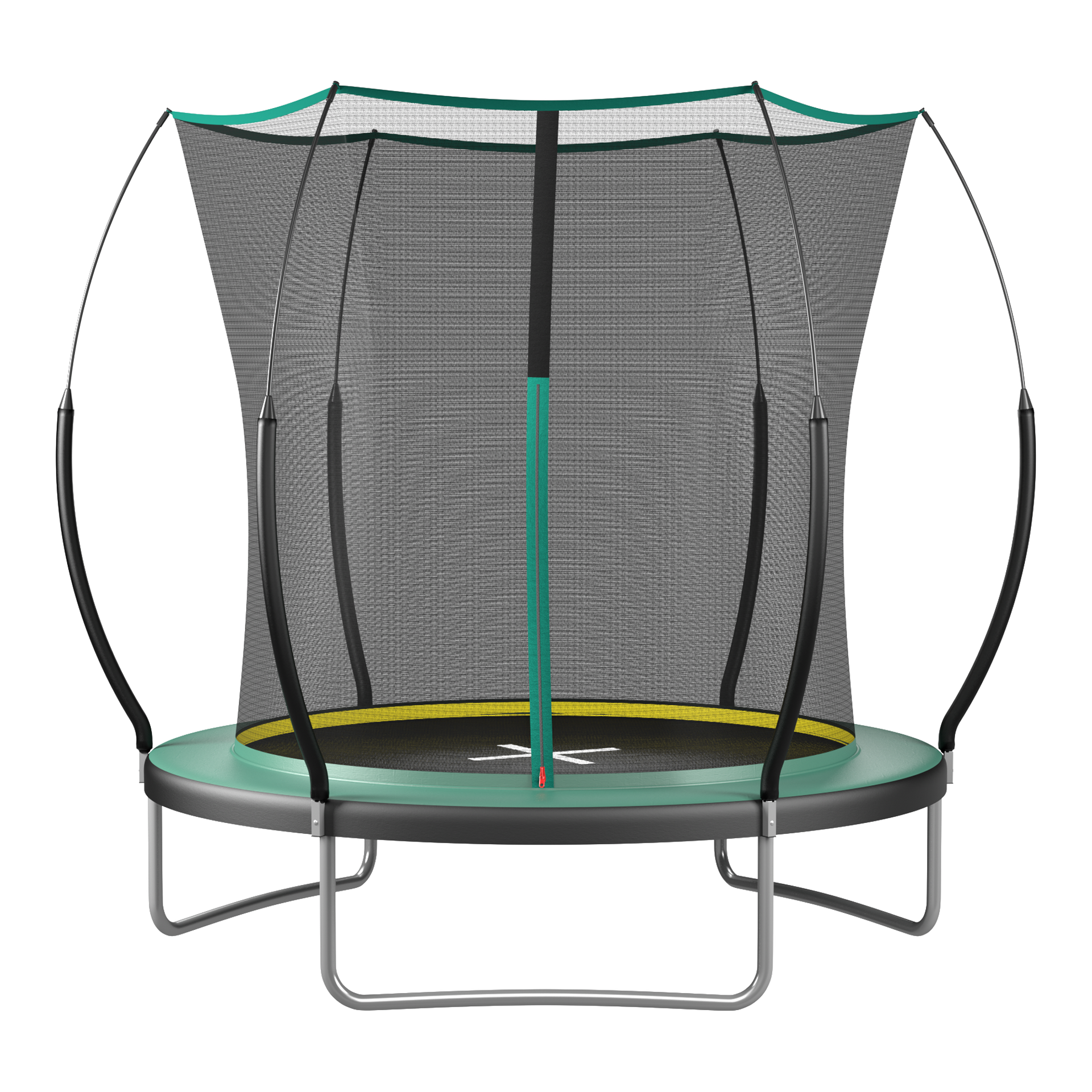 YC 8FT Springfree no Gap Trampoline- Green